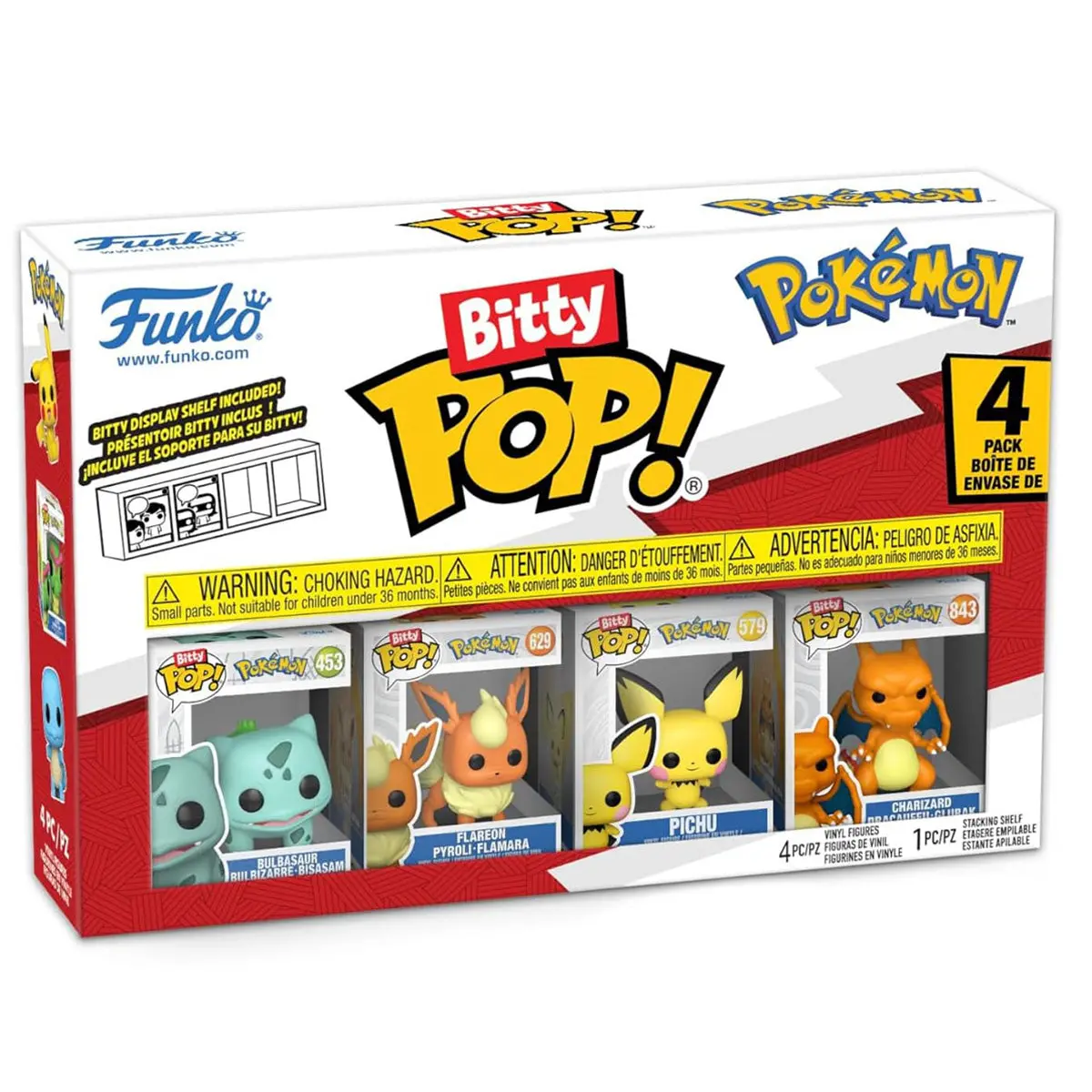 Funko Bitty Pop! Pokémon Mini Figures Series 3 (4 Pack) 1