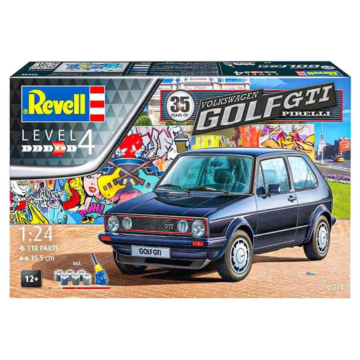 Revell 35 Years Of Volkswagen Golf Gti Pirelli 1:24 Model Kit 1