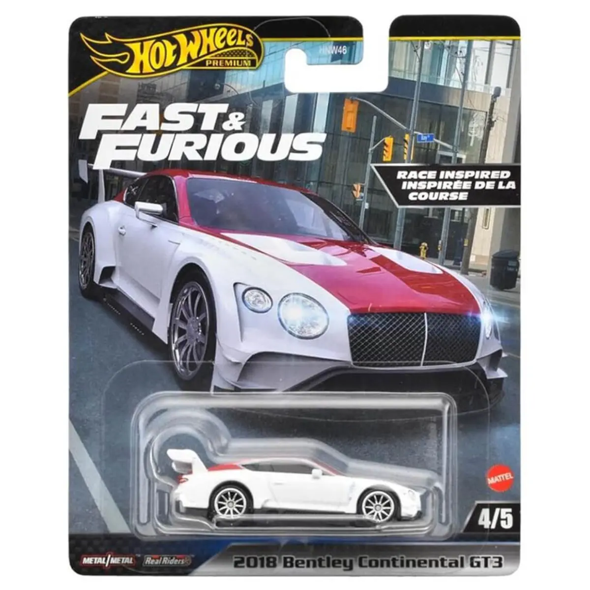 Hot Wheels Fast & Furious 2018 Bentley Continental Gt3 Car (4/5) 1