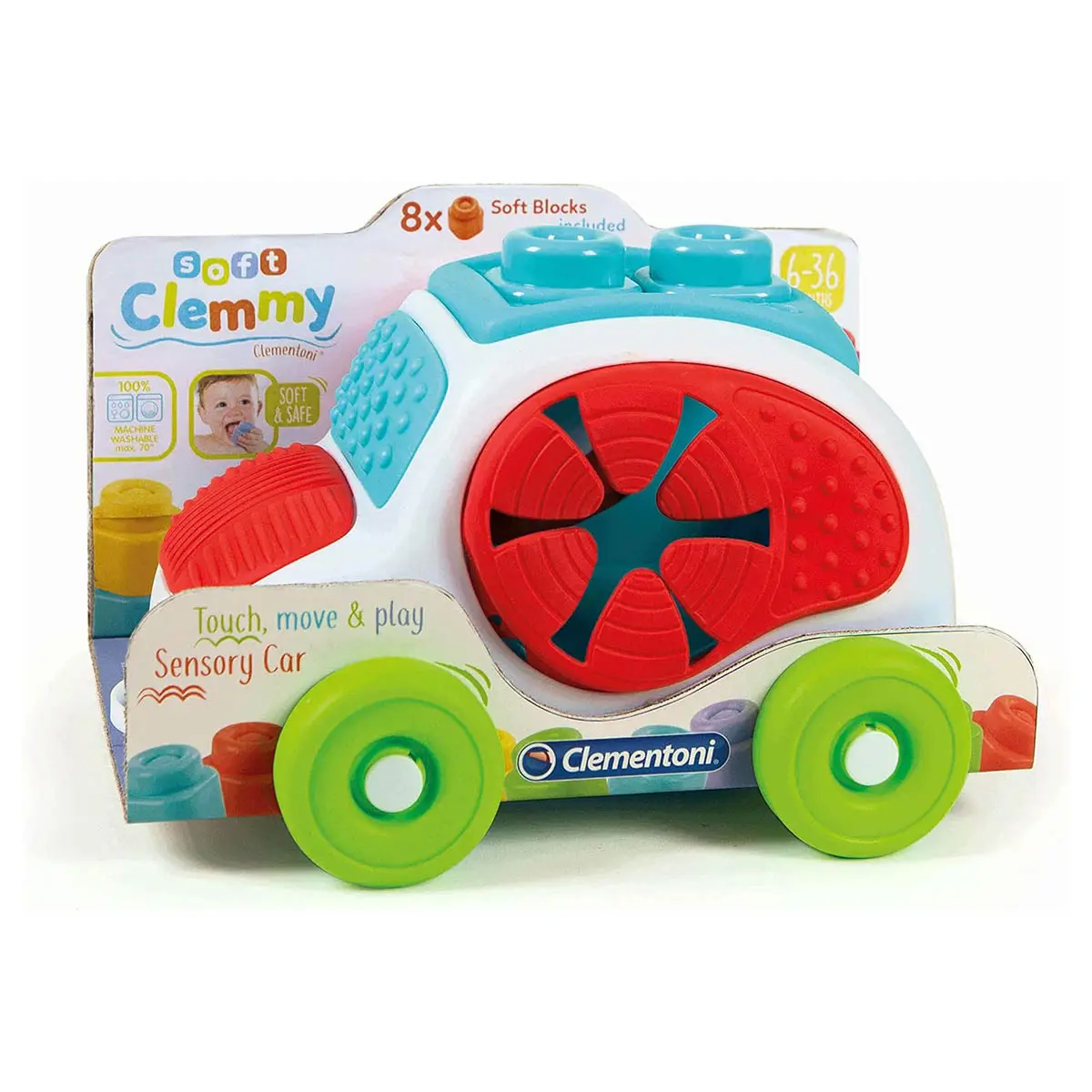 Clementoni Soft Clemmy Sensory Car 1