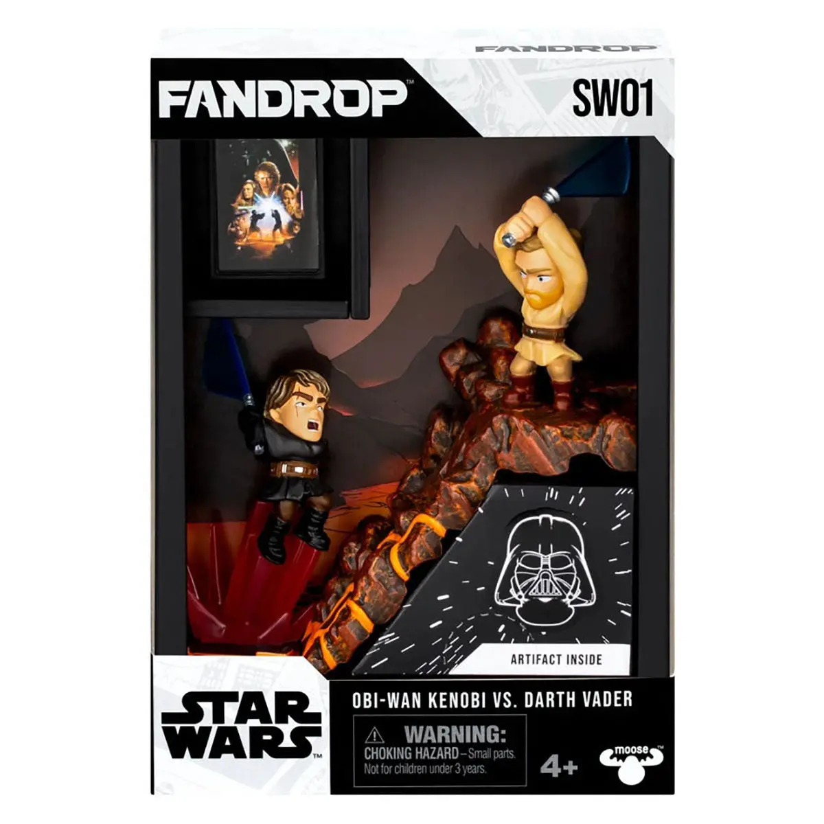 Fandrop  Star Wars: Revenge Of The Sith: Obi-Wan Kenobi Vs Darth Vader Figures Set 1