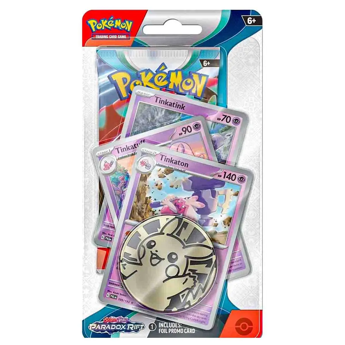 Pokémon Tcg: Scarlet & Violet 4: Paradox Rift: Checklane Display Tinkaton 1