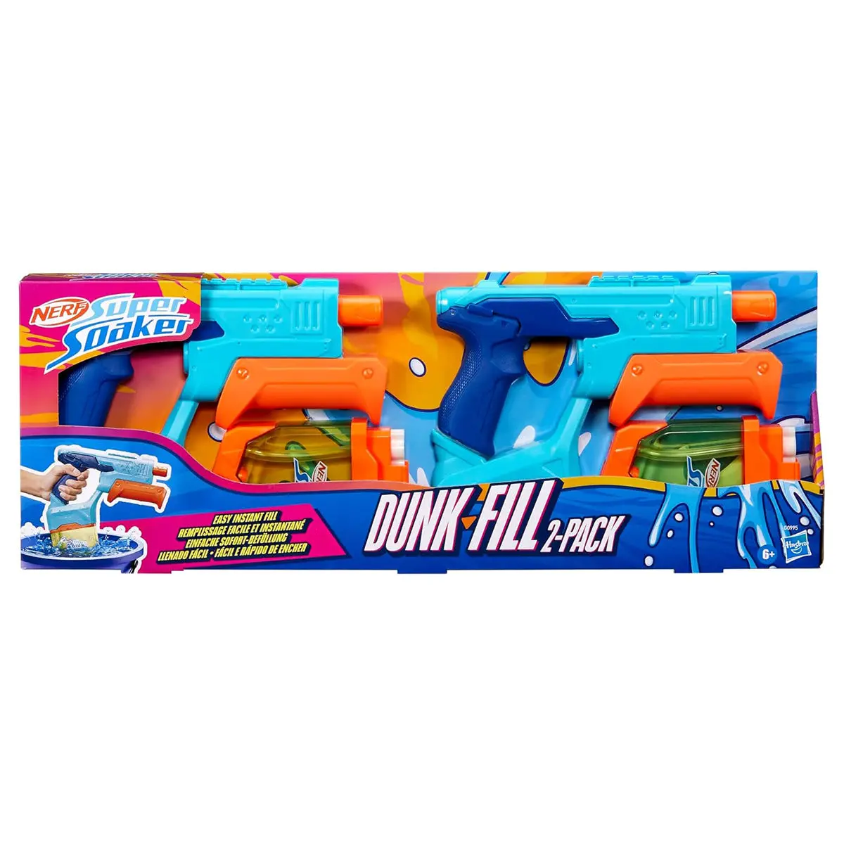 Nerf Super Soaker Dunk-Fill Water Blaster 2-Pack 1