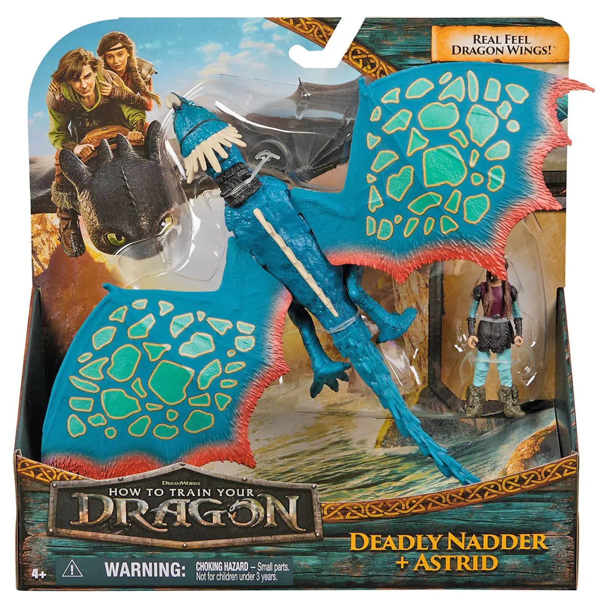 How To Train Your Dragon: Deadly Nadder & Astrid Figures 1