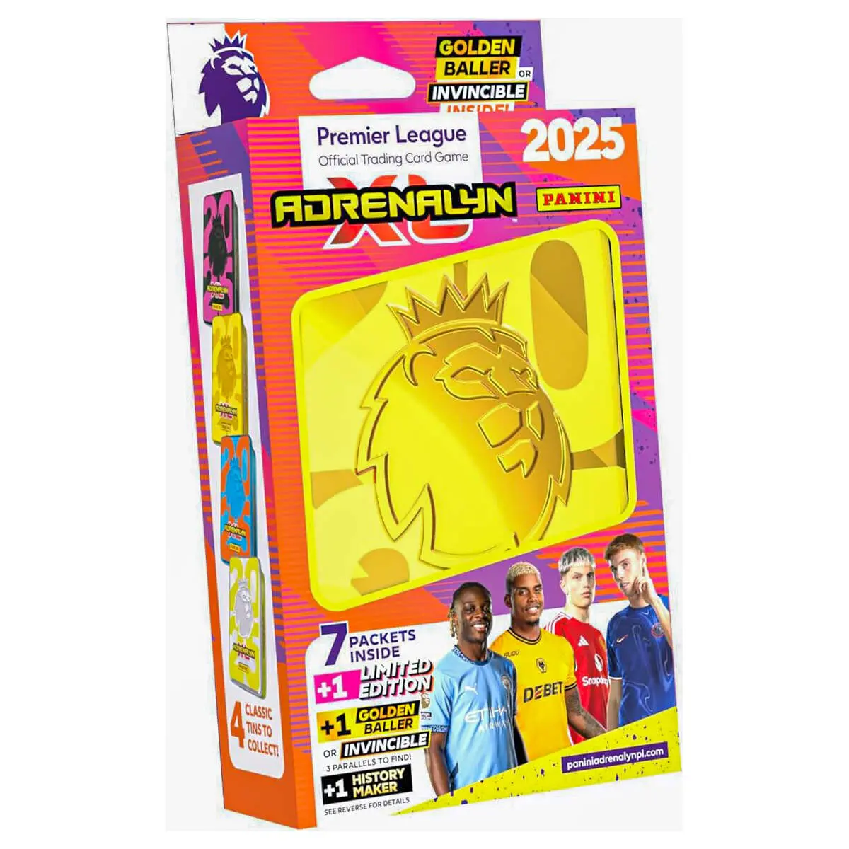 Panini Premier League 2024/25 Adrenalyn Xl Official Trading Card Game Mega Tin - Gold 1