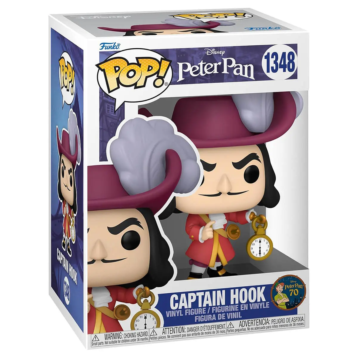 Funko Pop! Disney Peter Pan 70Th Anniversary: Captain Hook Vinyl Figure #1348 1