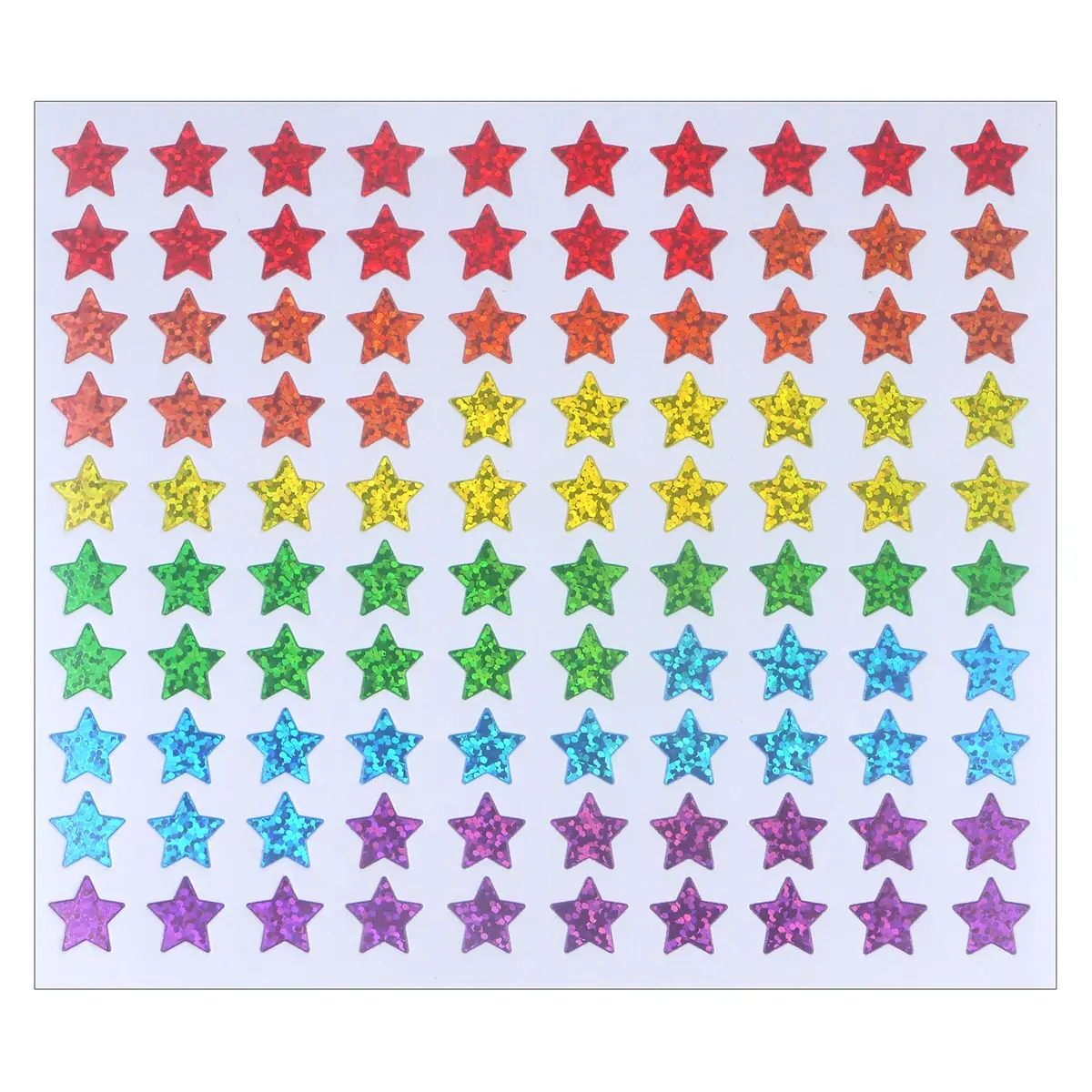 Henbrandt Holographic Star Stickers (5 Pack) 1