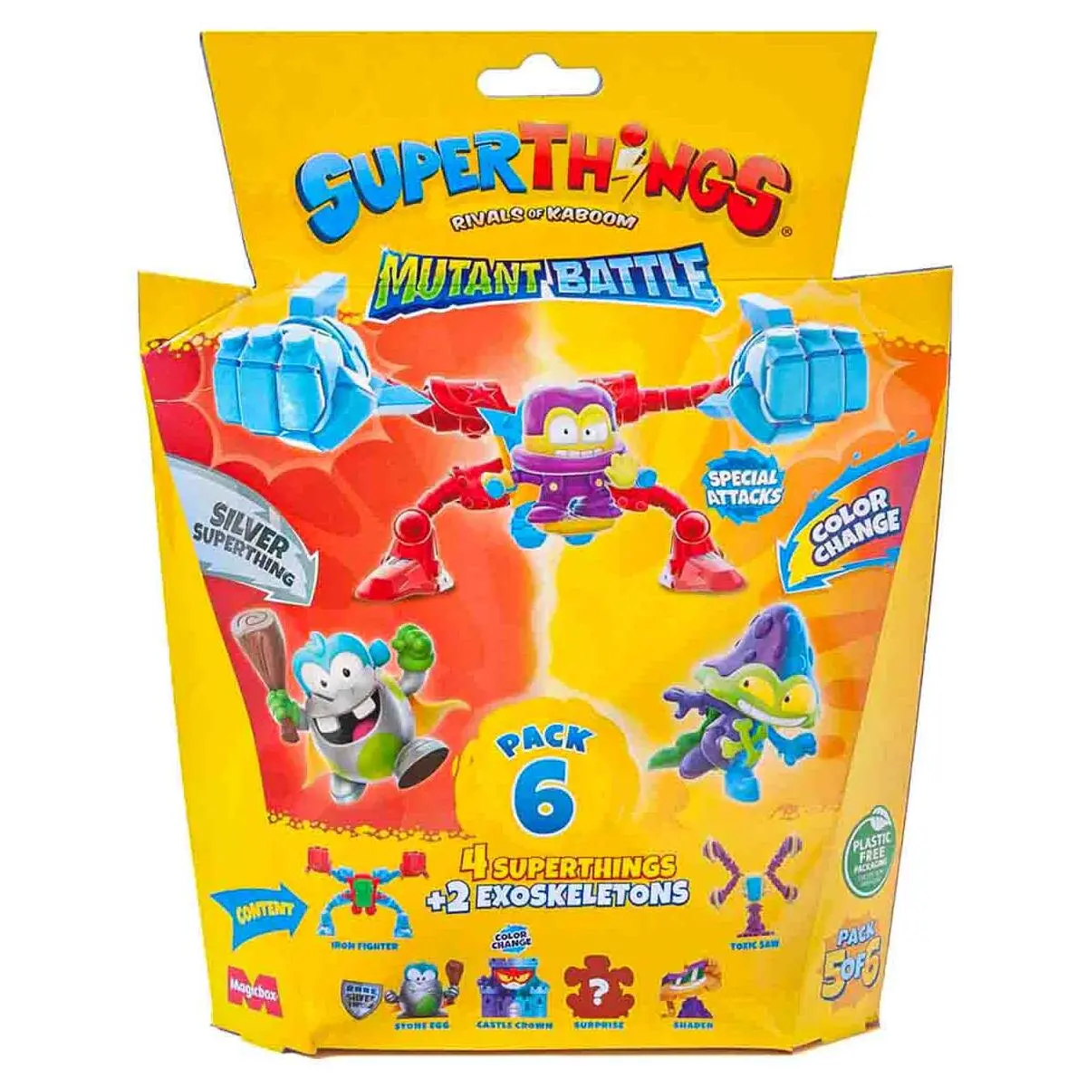Superthings Rivals Of Kaboom Mutant Battle Figures 6 Pack (5/6) 1