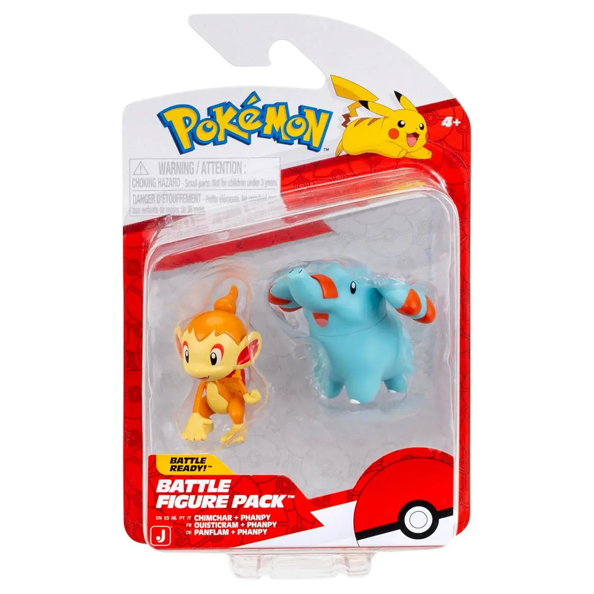 Pokémon Battle Figure Pack Chimchar & Phanpy 1