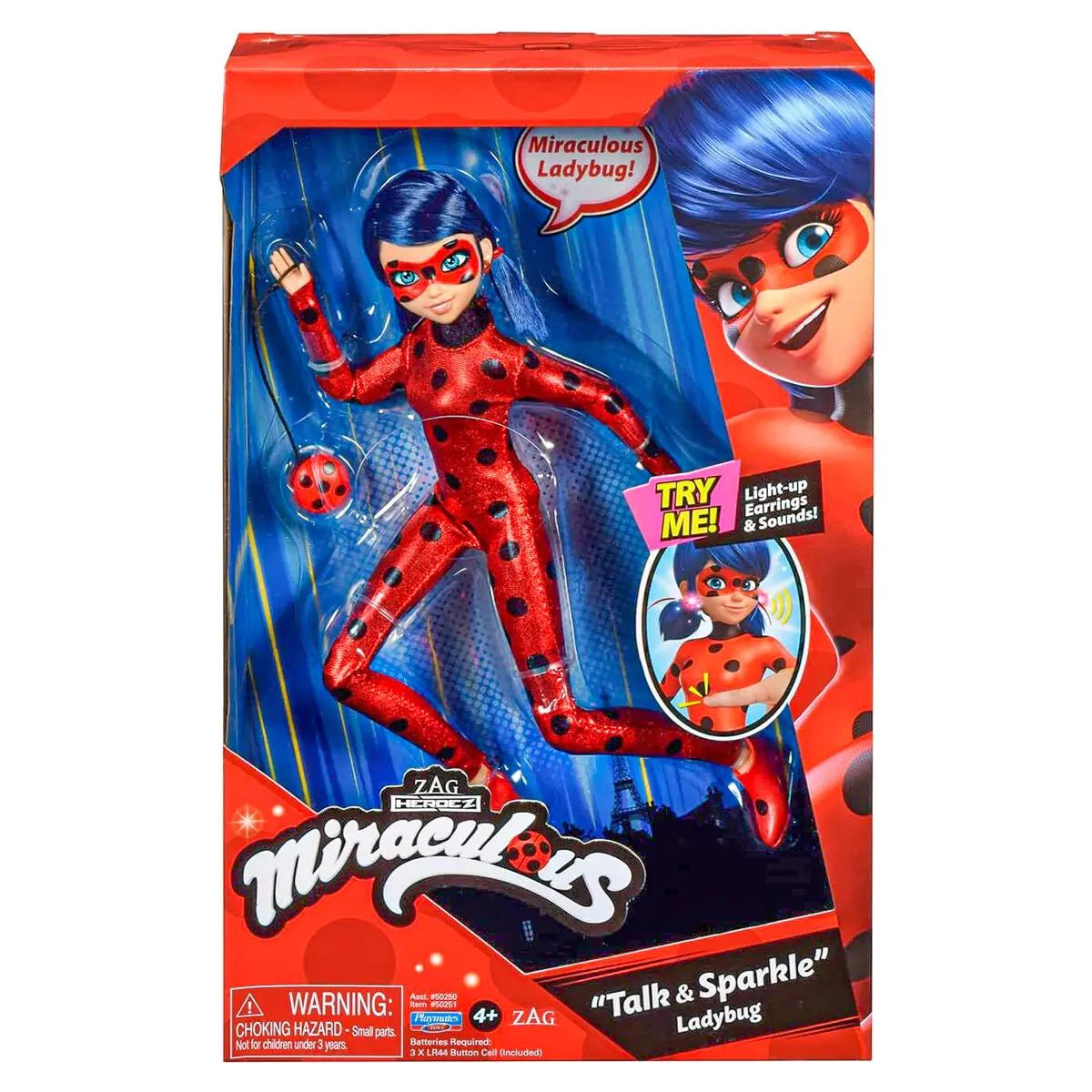 Miraculous Talk & Sparkle Ladybug Figure 1