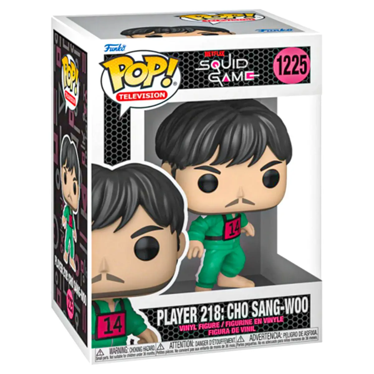 Funko Pop! Television: Squid Game Player 218: Cho Sang-Woo Vinyl Figure #1225 1