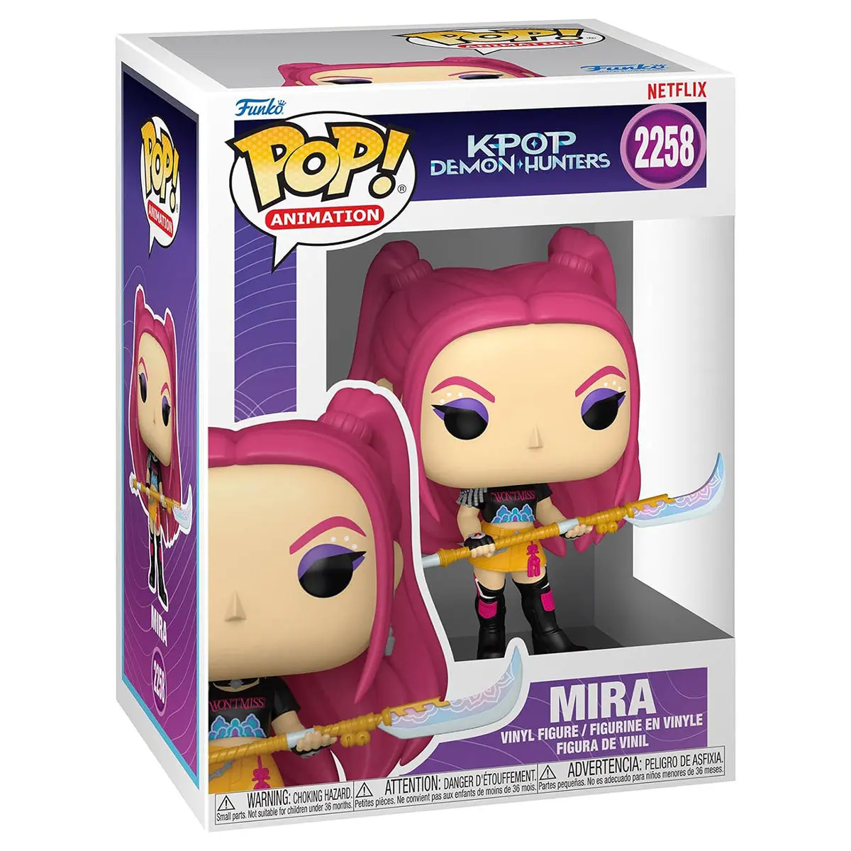 Funko Pop! Animation: K-Pop Demon Hunters: Mira Vinyl Figure #2258 1