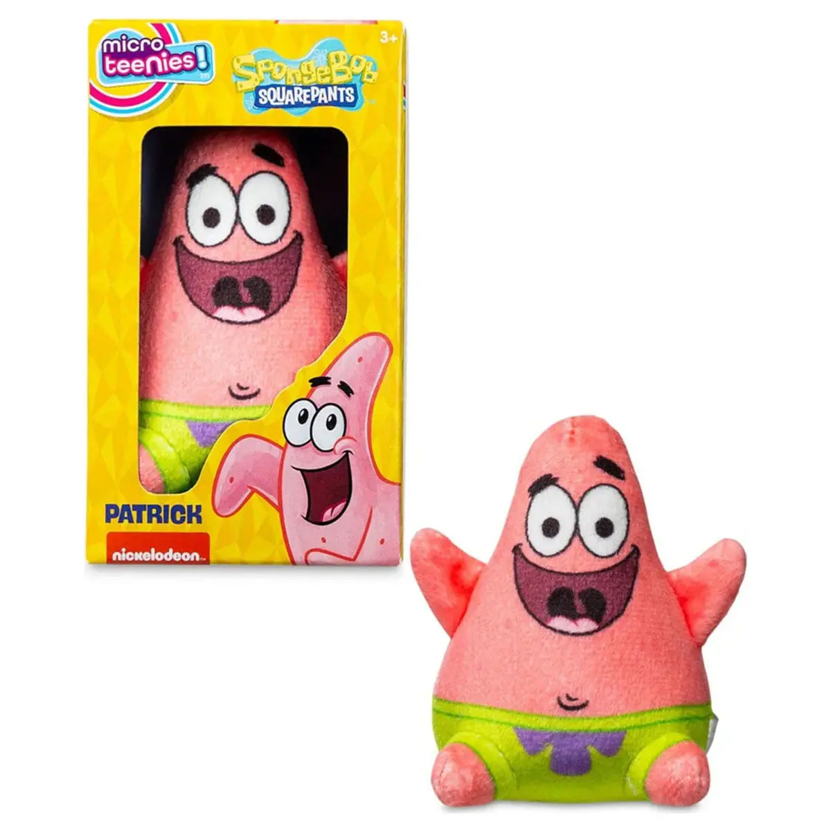 Basic Fun Micro Teenies 3-Inch Plush Patrick 1