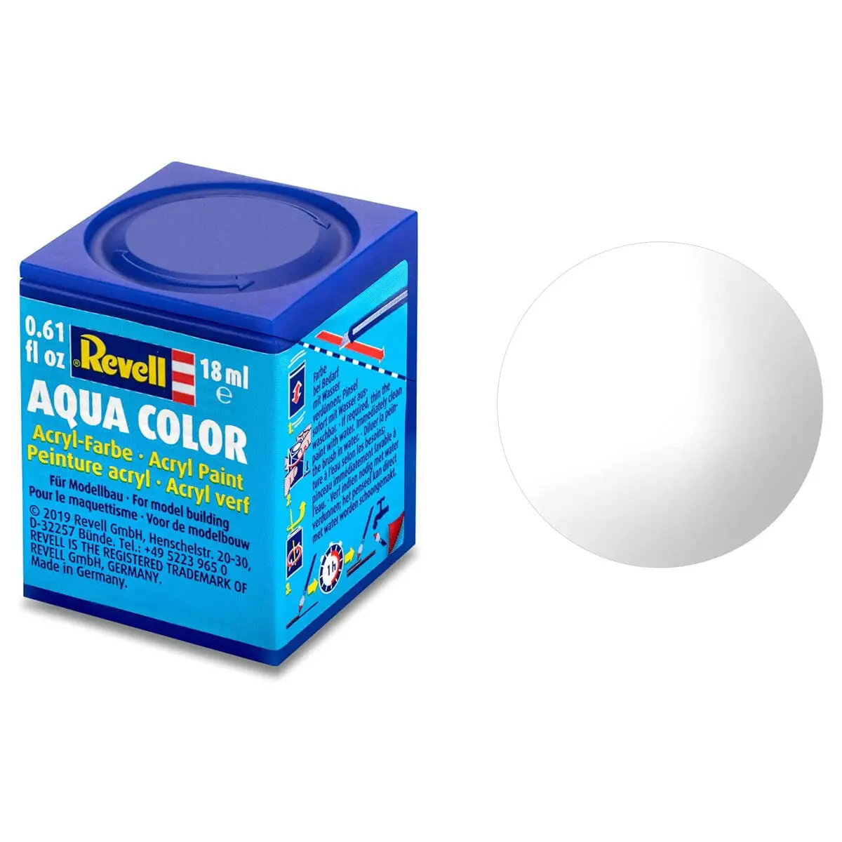 Revell Aqua Color Clear Gloss Acrylic Paint 18Ml 1
