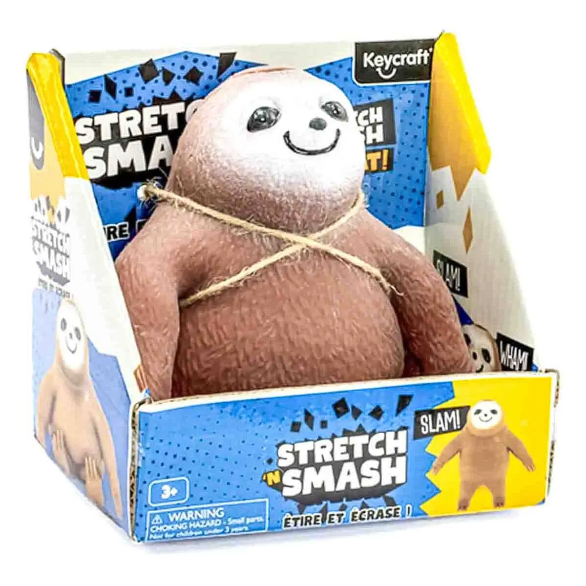Keycraft Stretch 'N Smash Sloth Figure (Styles Vary) 1