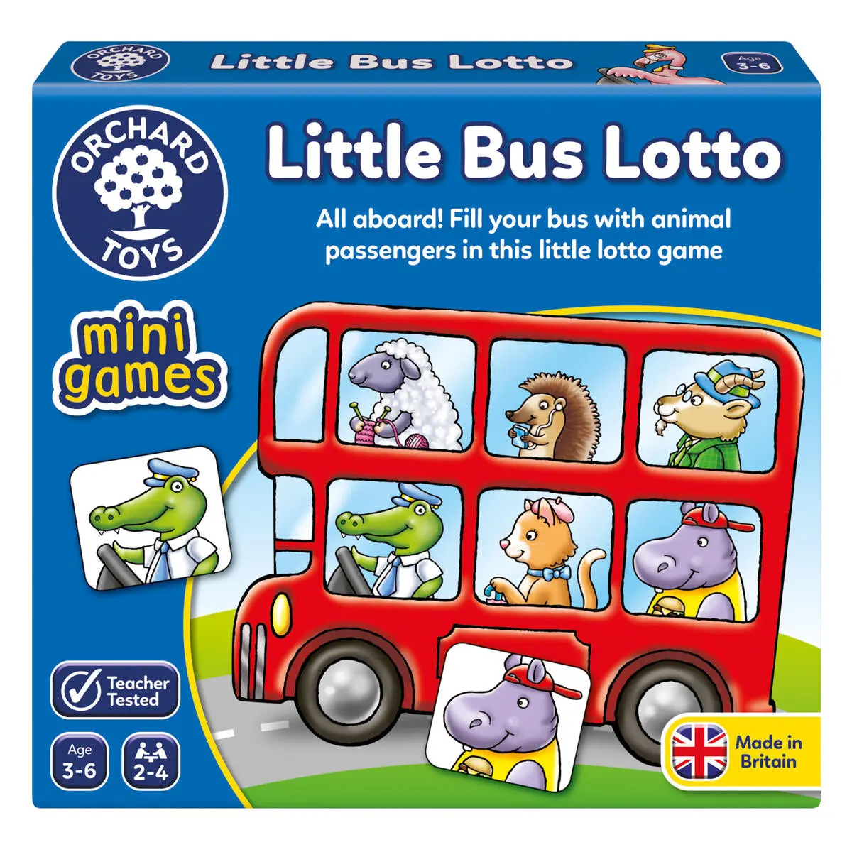 Orchard Toys Little Bus Lotto Mini Game 1