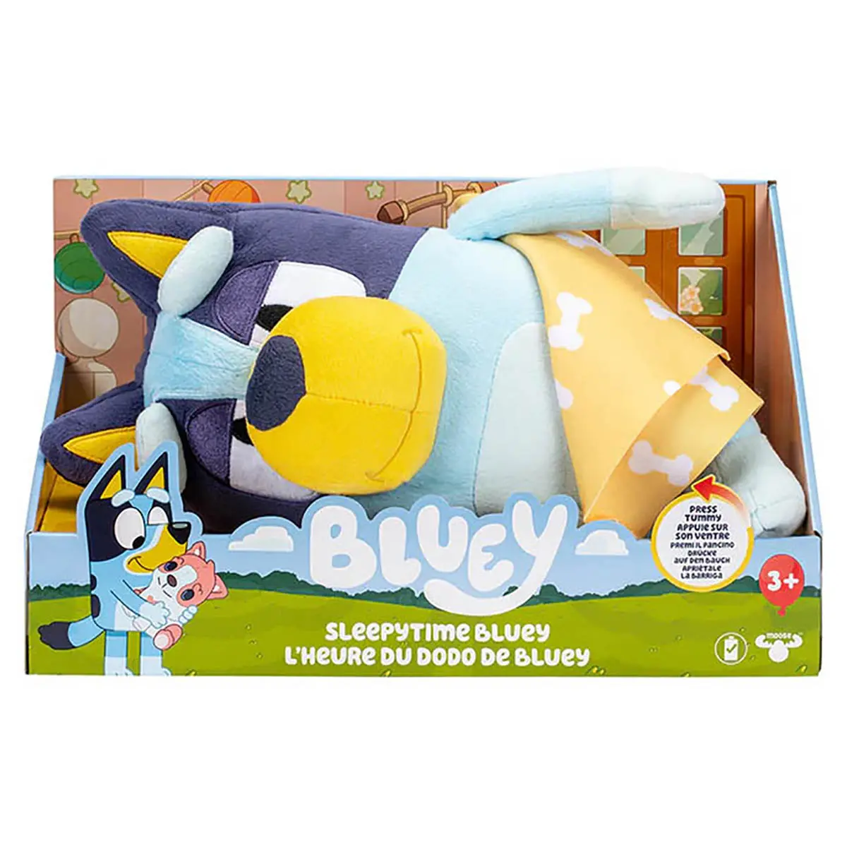Bluey Sleepytime Bluey Soft Toy With Sond Effects 1