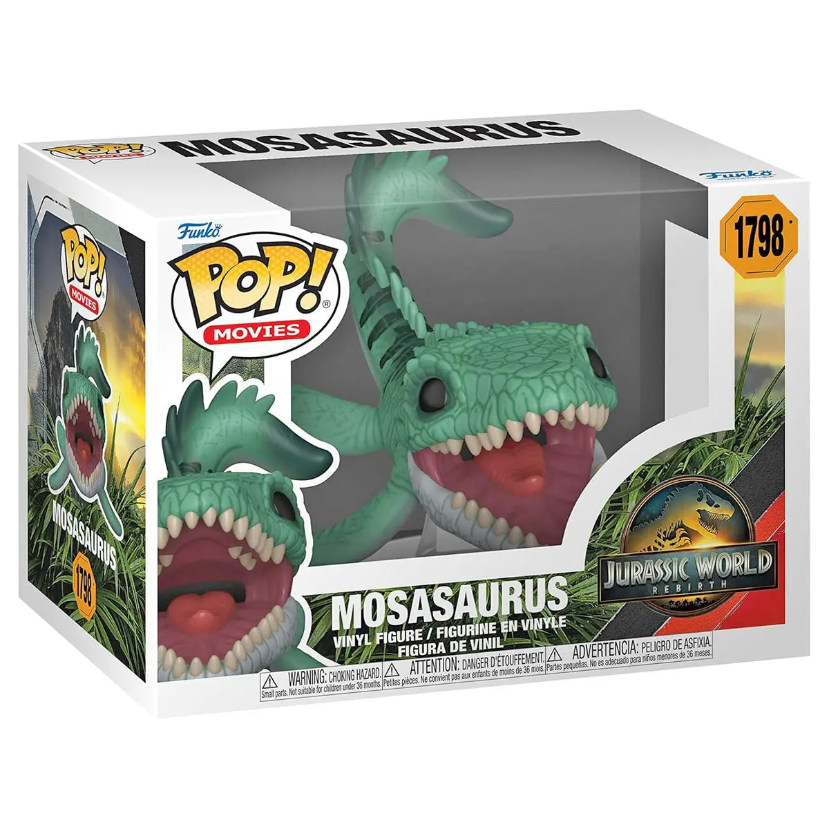Funko Pop! Movies: Jurassic World: Rebirth Mosasaurus Vinyl Figure #1798 1