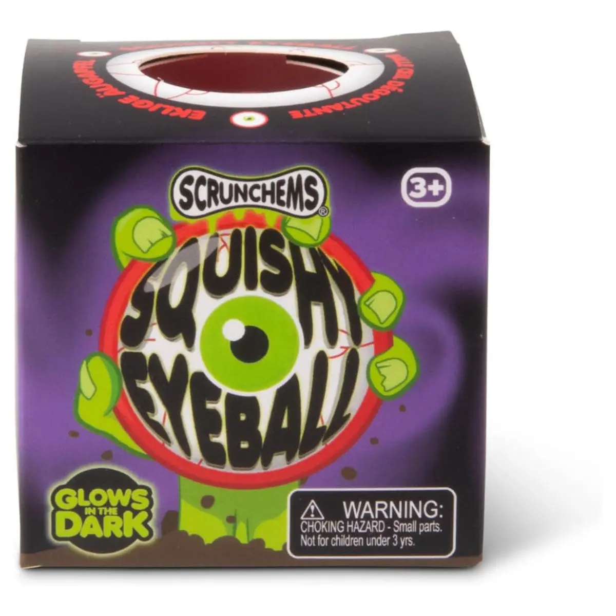 Scrunchems Squishy Eyeball Glow-In-The-Dark Fidget Toy 1