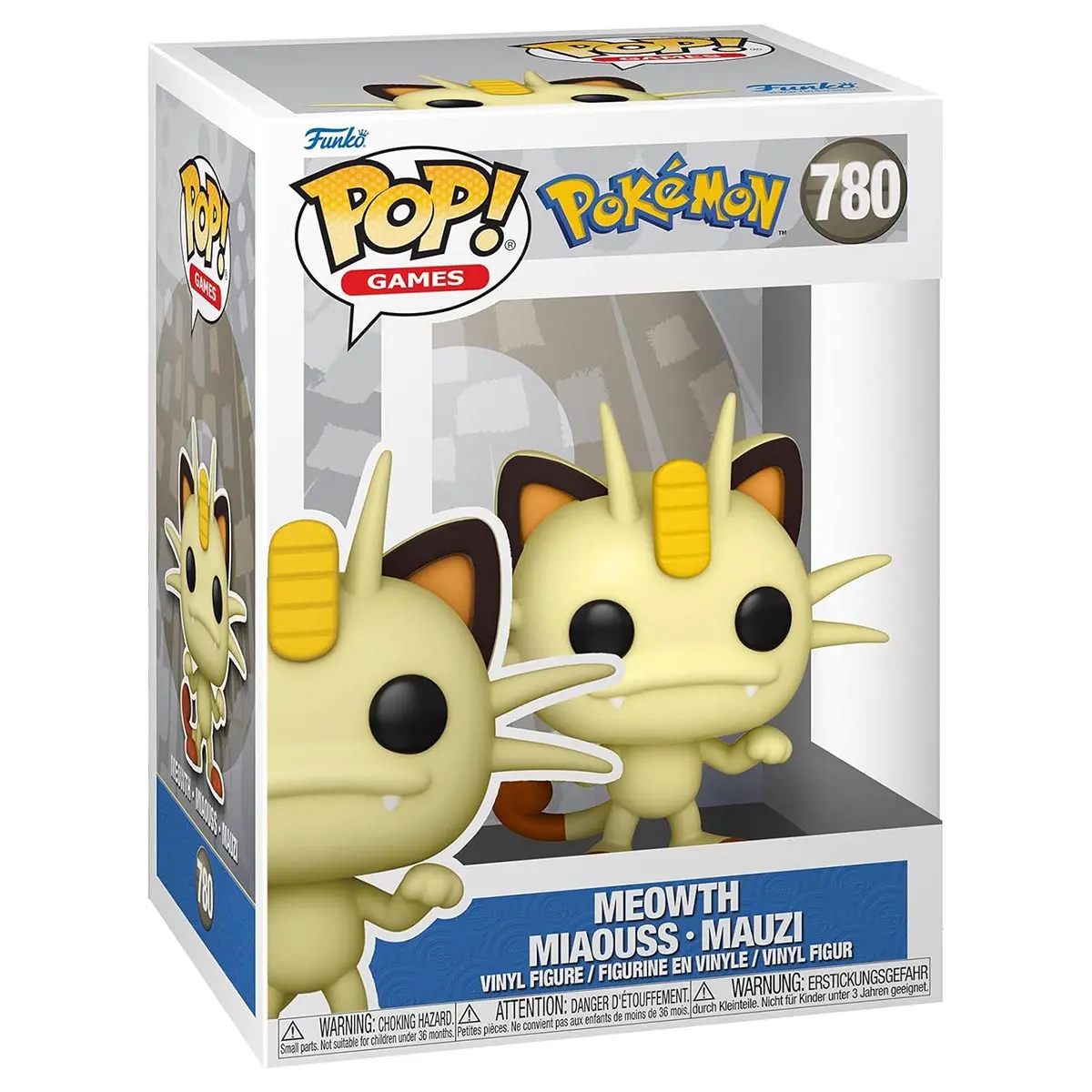 Funko Pop! Games: Pokémon: Meowth Vinyl Figure #780 1