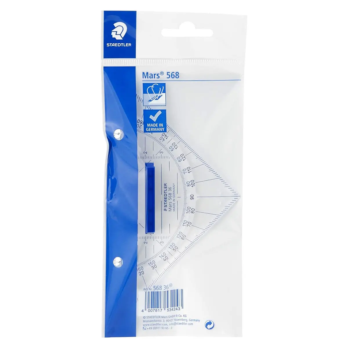 Staedtler Mars Geometry Set Square 16Cm 1