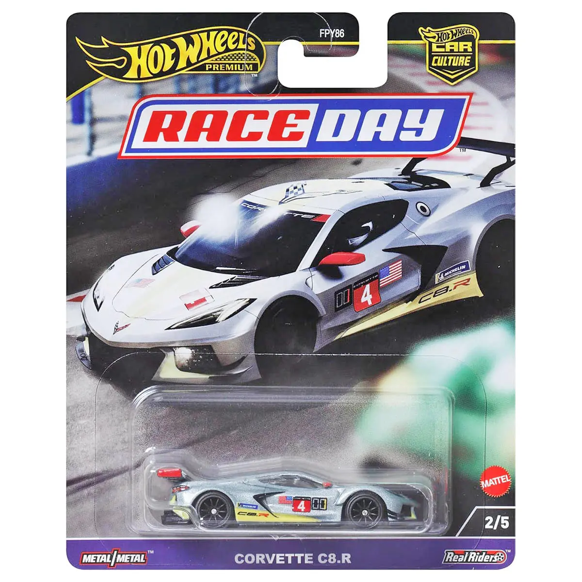 Hot Wheels Car Culture Race Day Corvette C8.R 2/5 1