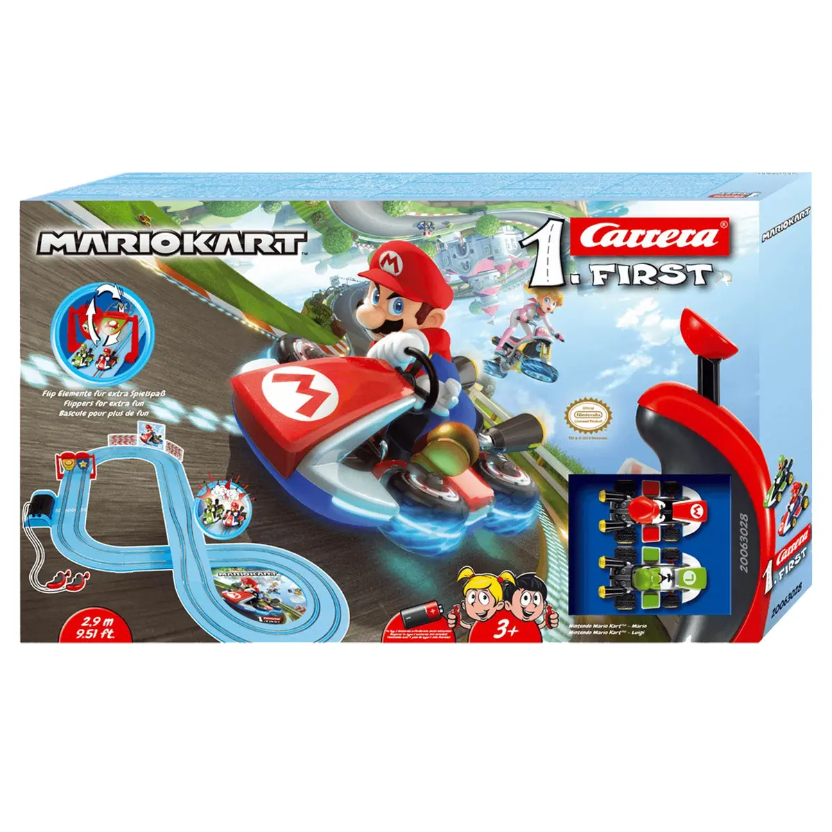 Carrera First Mario Kart Mario Vs. Luigi Race Track 1