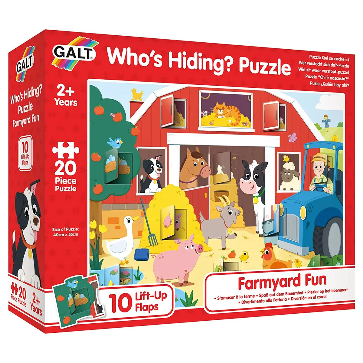 Galt Farmyard Fun Who's Hiding? Puzzle 1