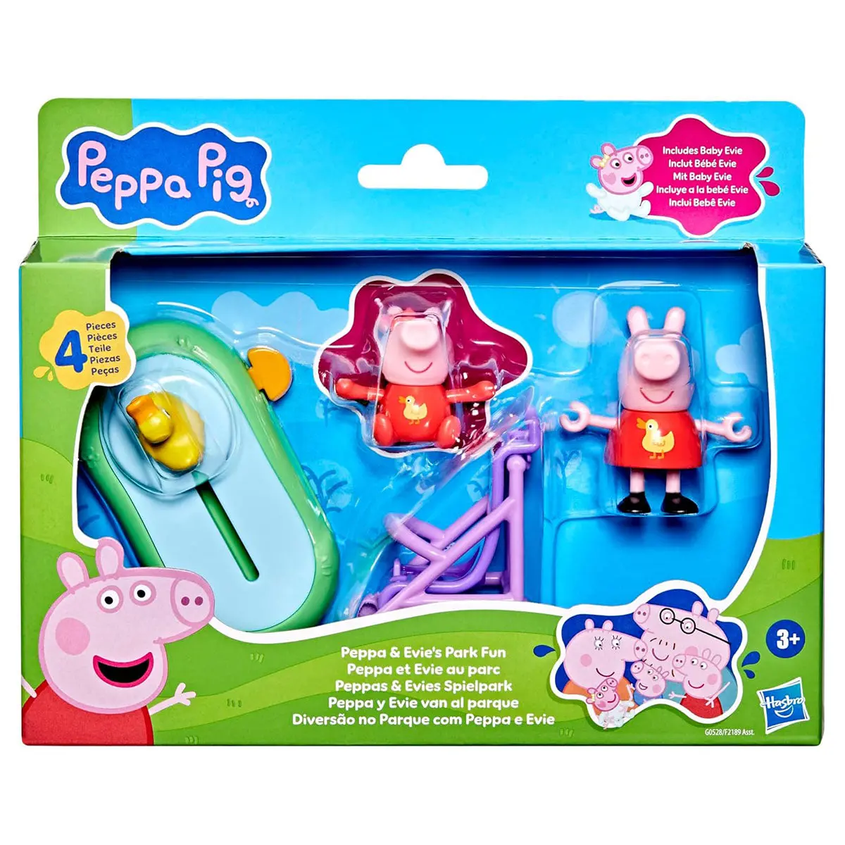 Peppa Pig Peppa & Evie's Park Fun Figure Set 1