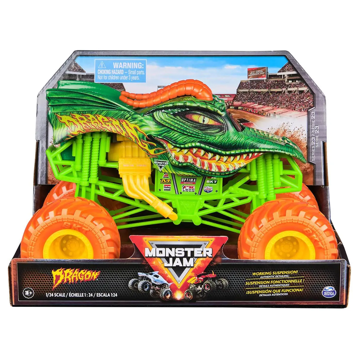 Monster Jam Dragon 1:24 Die-Cast Truck 1