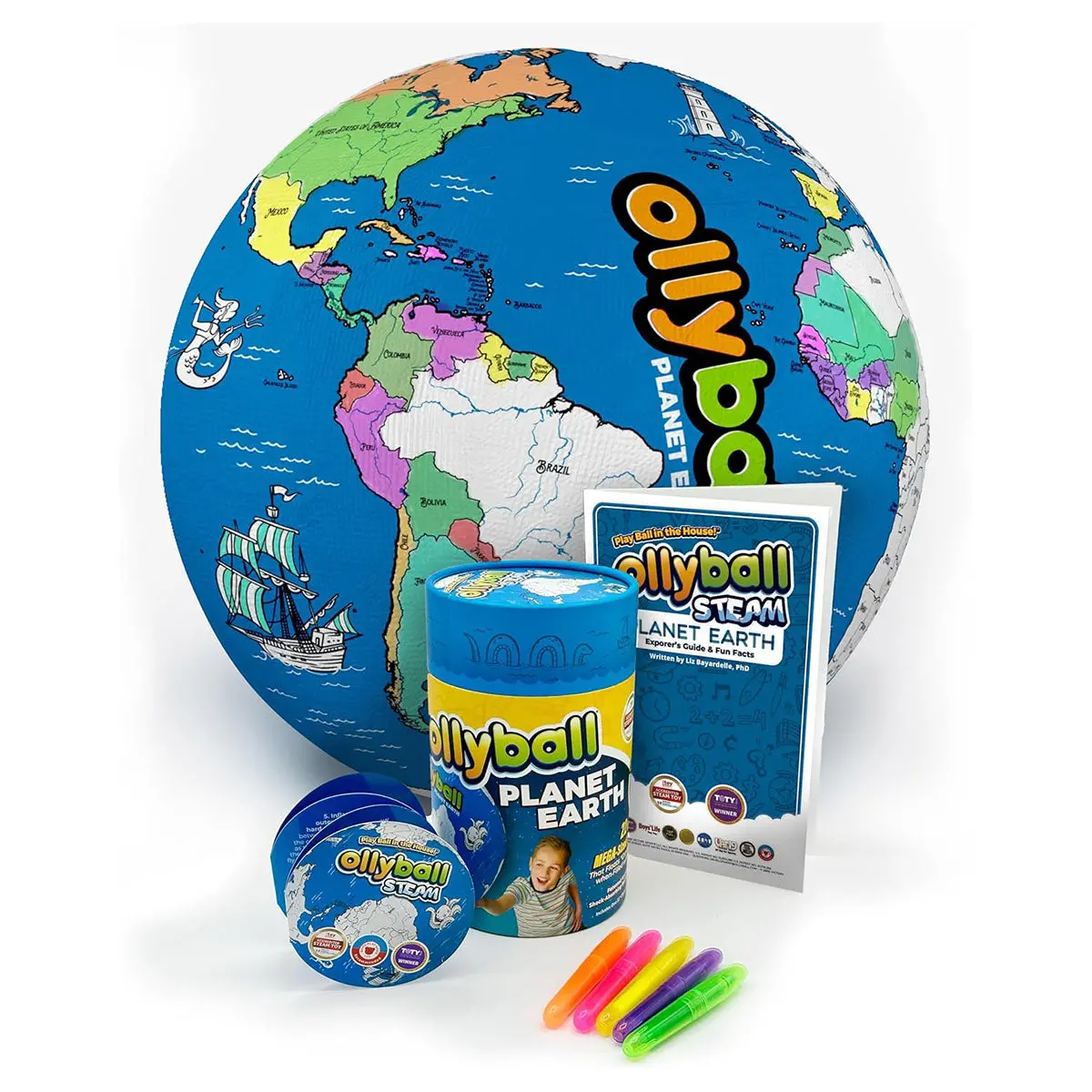 Ollyball Planet Earth Inflatable Indoor Ball 1