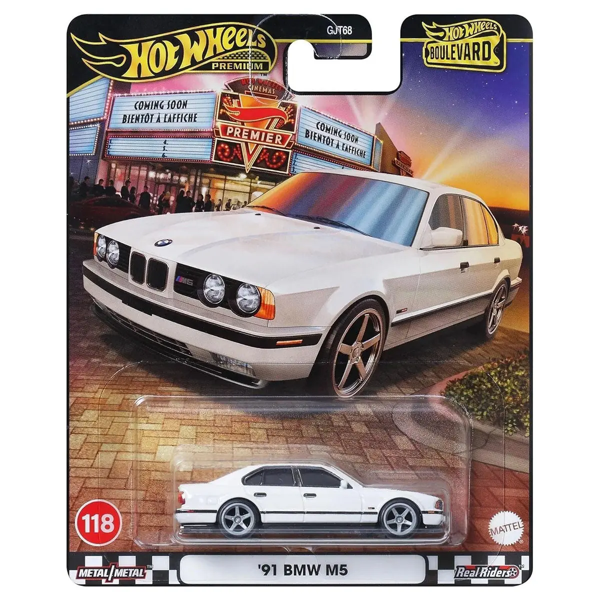 Hot Wheels Premier Boulevard '91 Bmw M5 Car 1