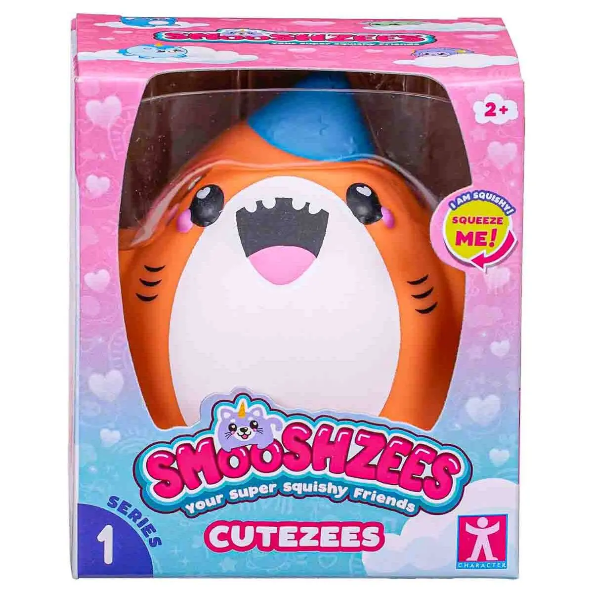 Smooshzees Cutezees Sandi Shark Series 1 Soft Toy 1