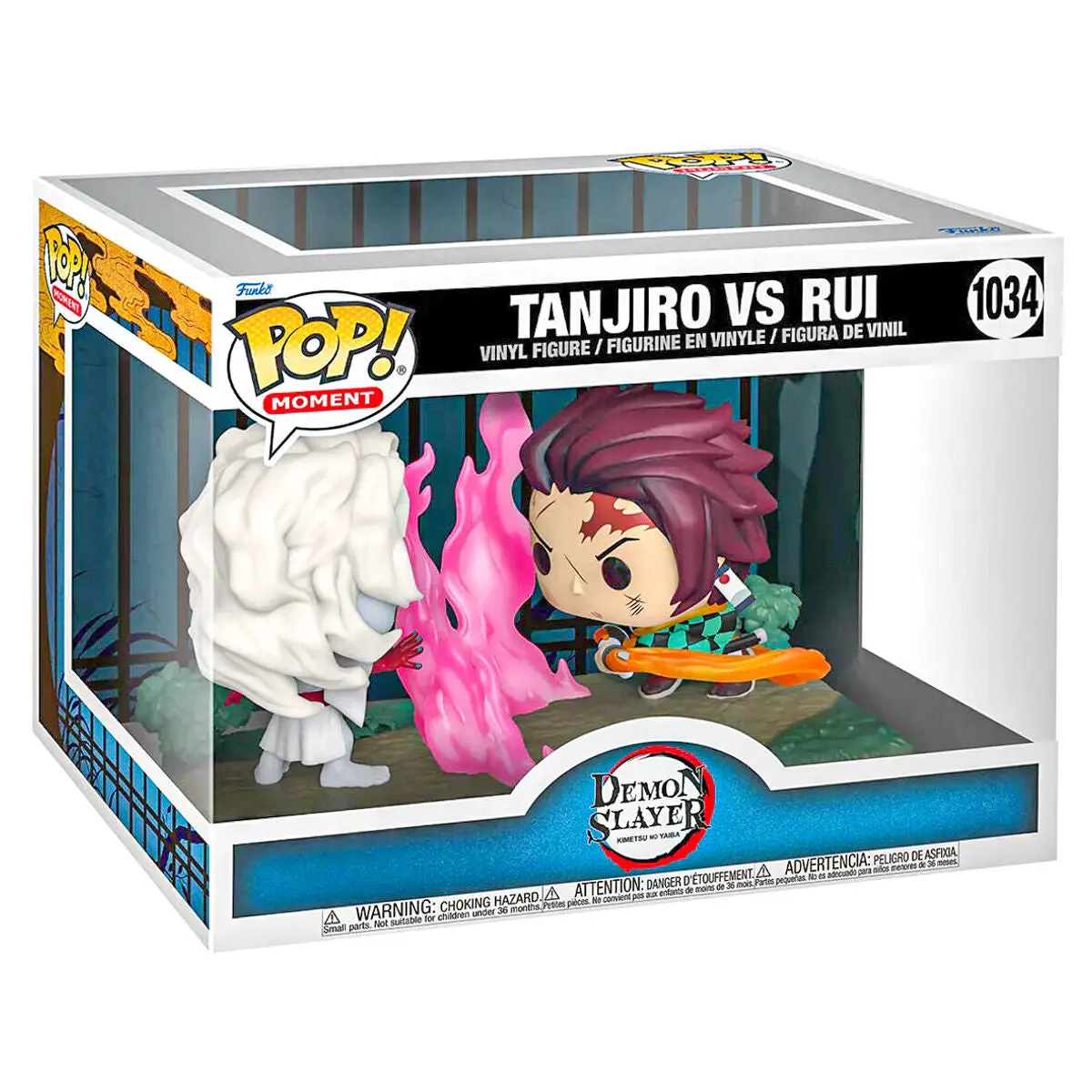 Funko Pop! Moment: Demon Slayer: Tanjiro Vs Rui Vinyl Figure #1034 1