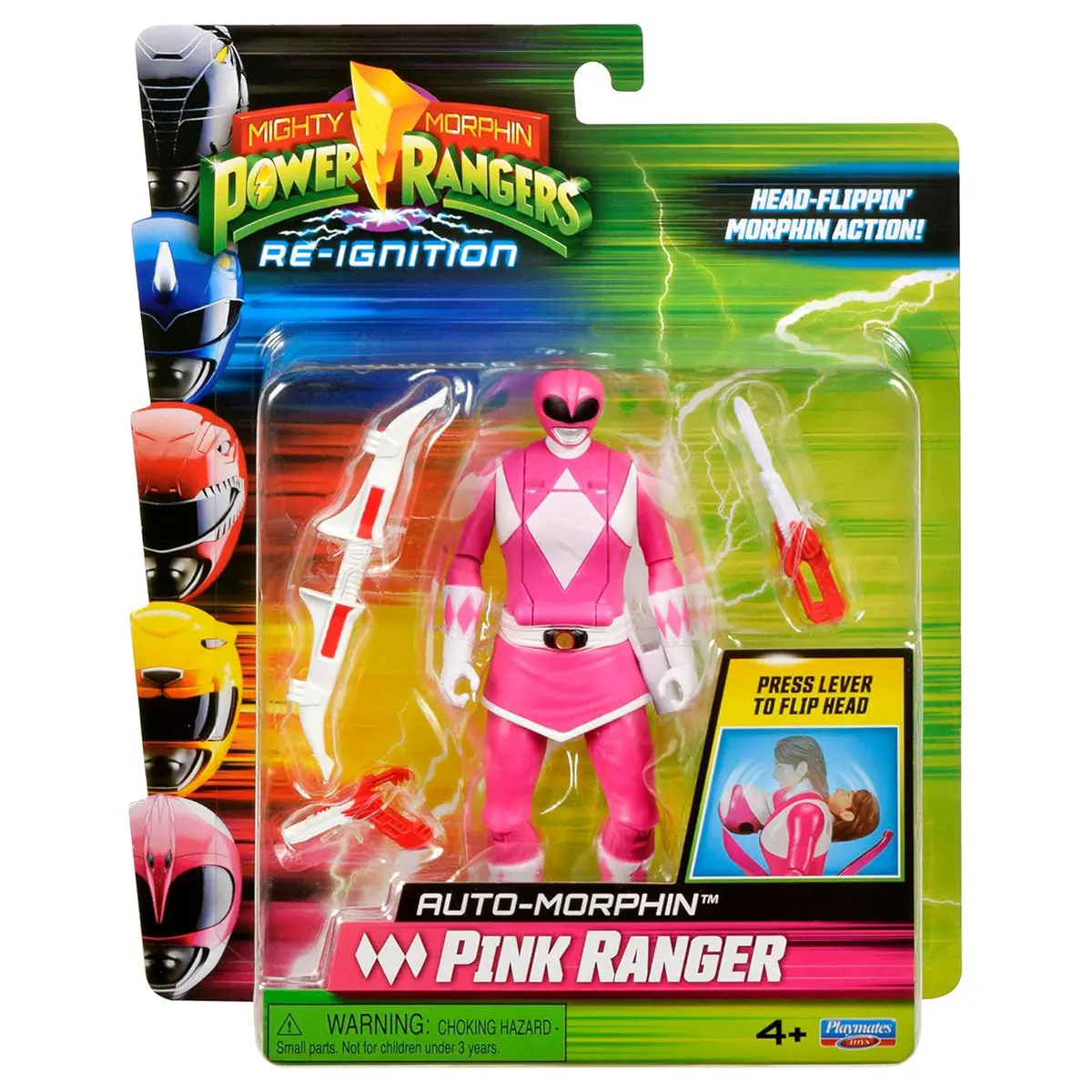 Mighty Morphin Power Rangers Re-Ignition: Auto Morphin Pink Ranger Figure 1