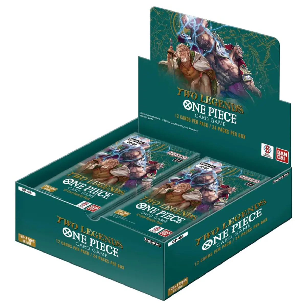 One Piece: Two Legends (Op-08) Card Game Booster 24 Pack Box 1
