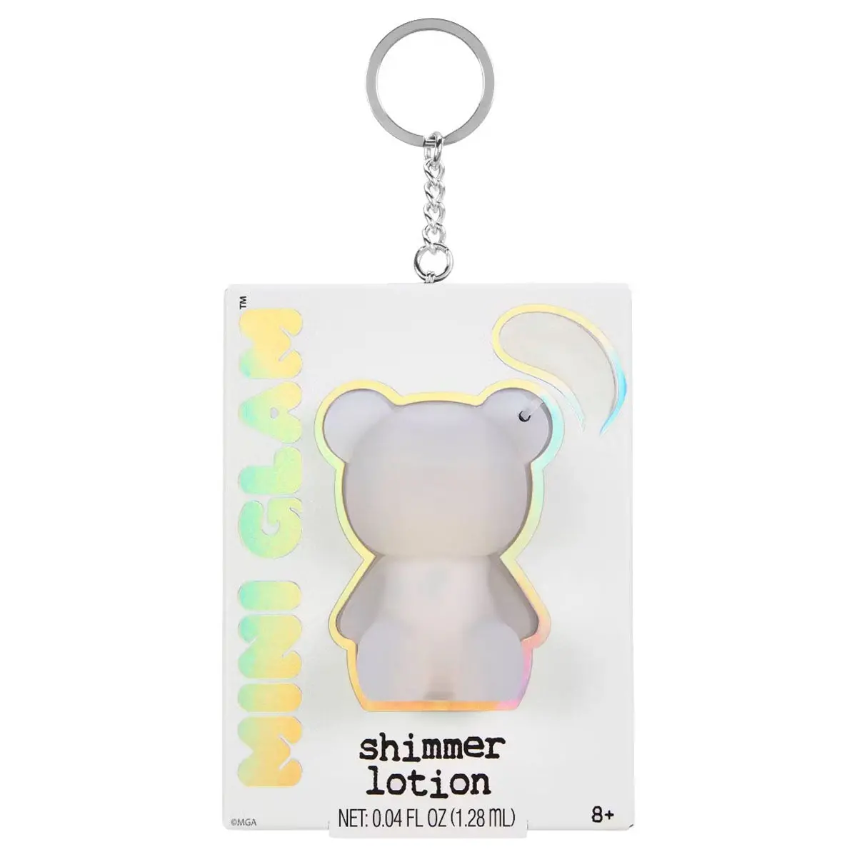 Mini Glam Bear Shimmer Lotion Extra Credit Keychain 1