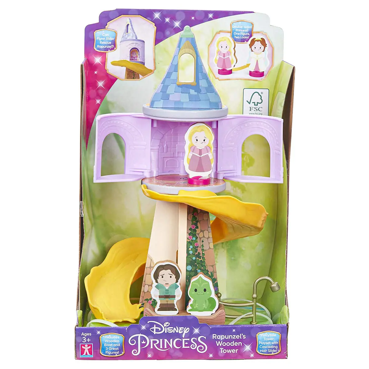 Disney Princess Rapunzel's Wooden Tower Playset 1