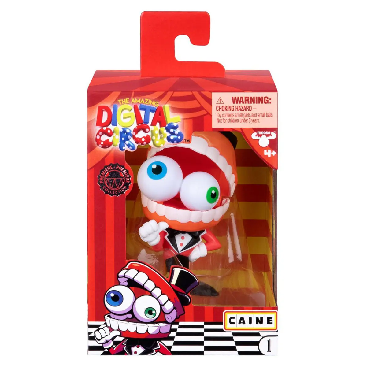 The Amazing Digital Circus Caine 4" Vinyl Figure 1
