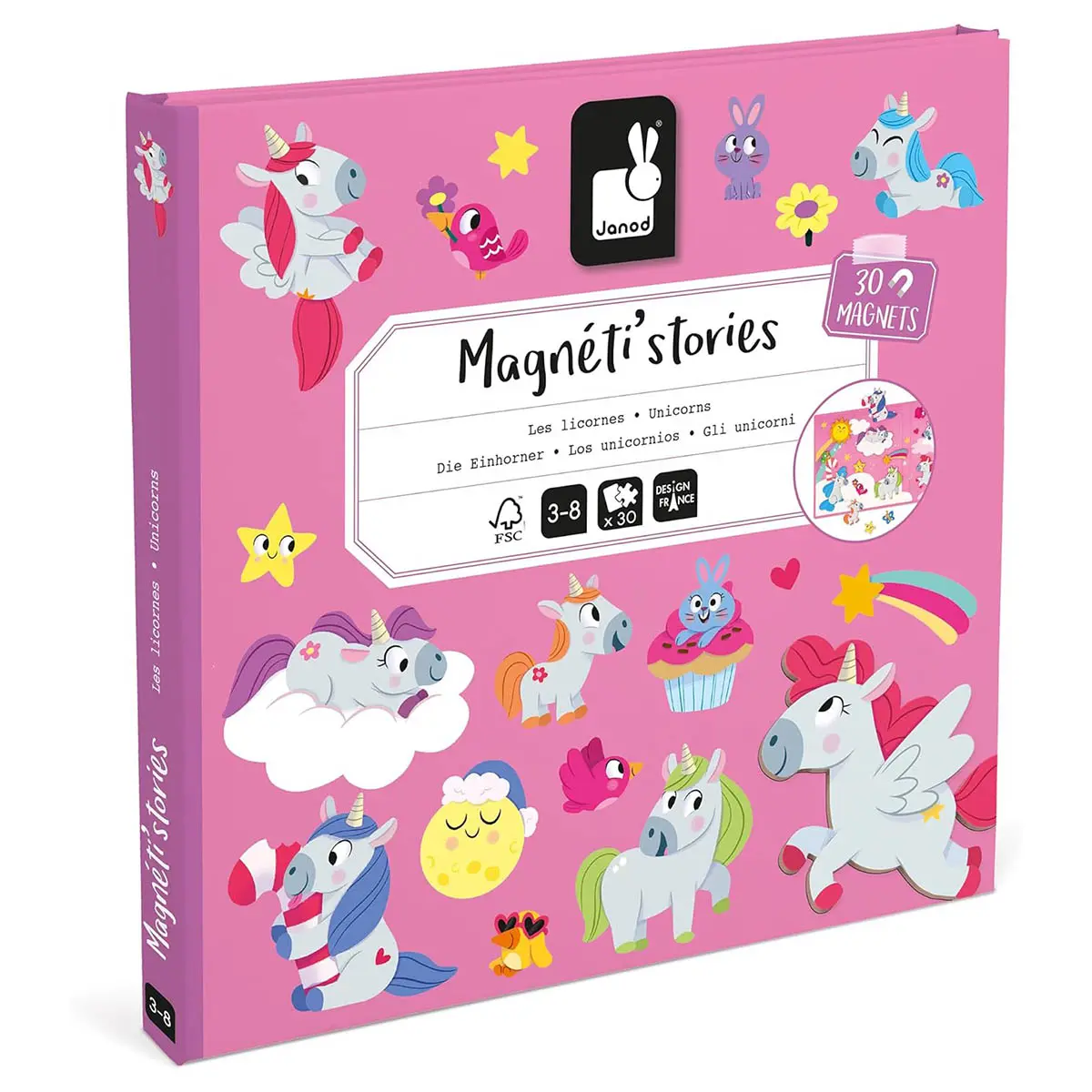 Janod Magneti'stories Unicorns Set 1