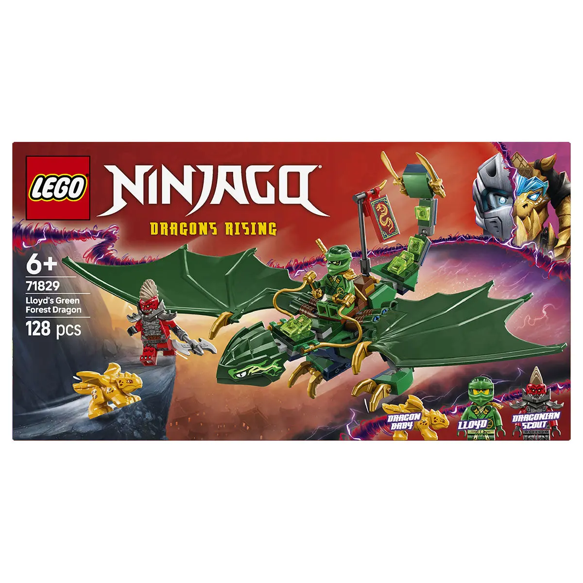 Lego Ninjago Lloyd's Green Forest Dragon Building Set 1