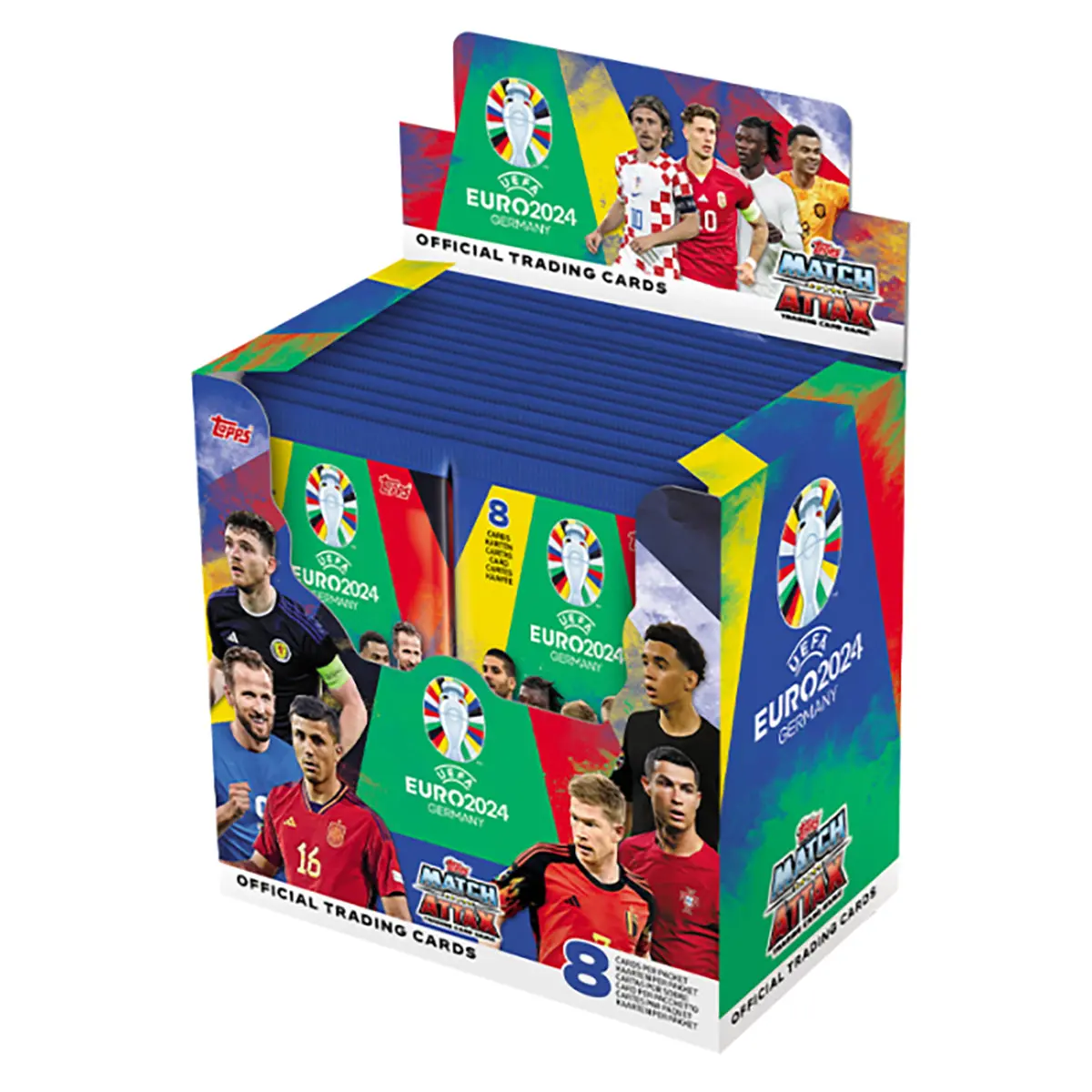 Topps Match Attax Euro 2024 Full Box - 36 Packs 1
