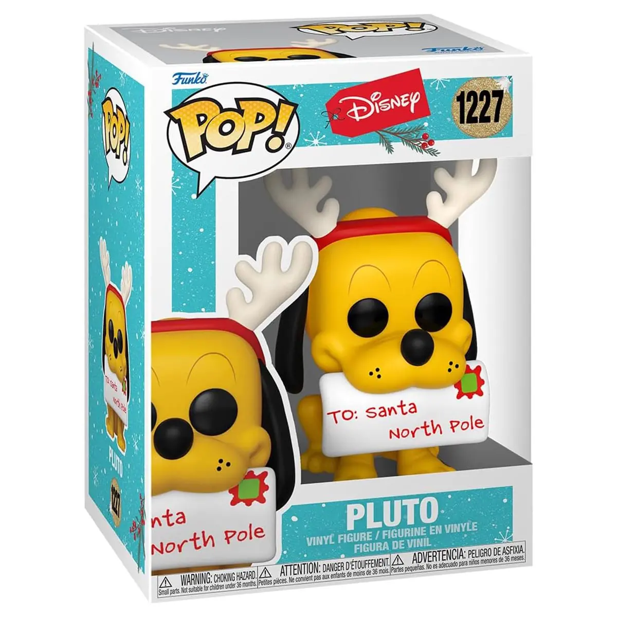 Funko Pop! Disney: Pluto (Santa Letter) Vinyl Figure #1227 1