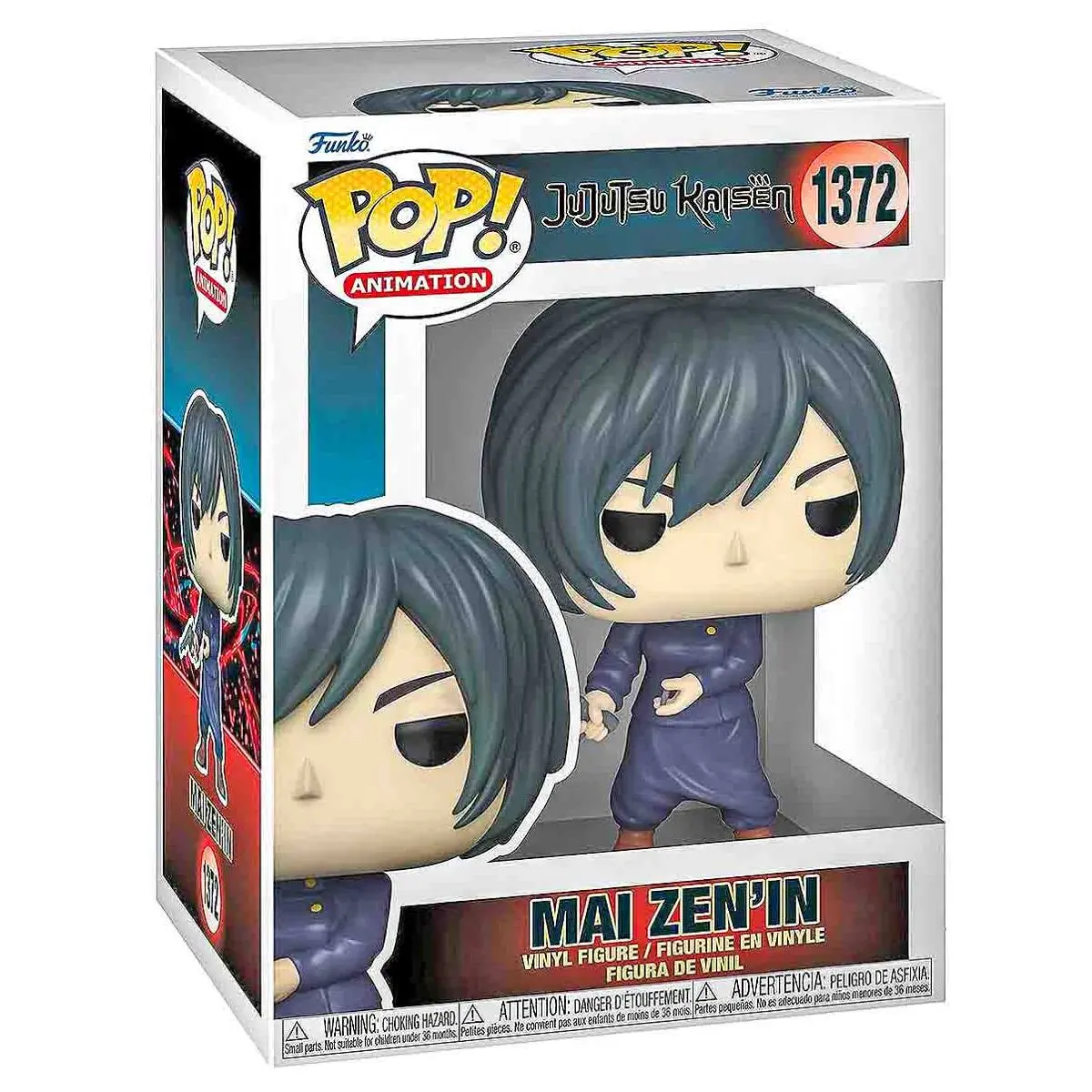 Funko Pop! Animation: Jujutsu Kaisen: Mai Zen'in Vinyl Figure #1372 1
