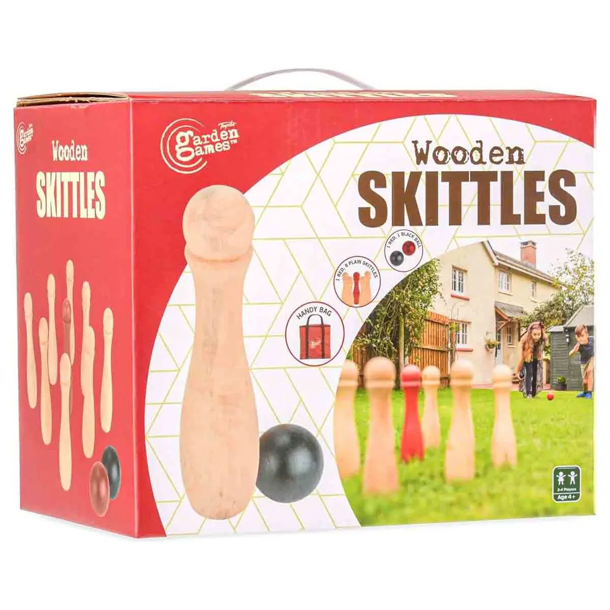 Toyrific Garden Games: Wooden Skittles 1