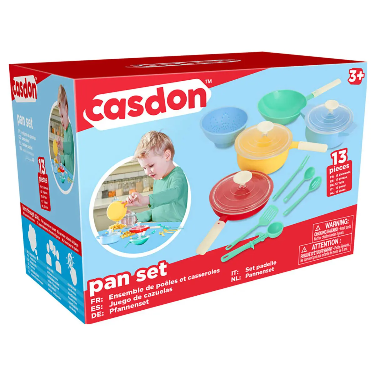 Casdon Pan Set Roleplay Toy 1