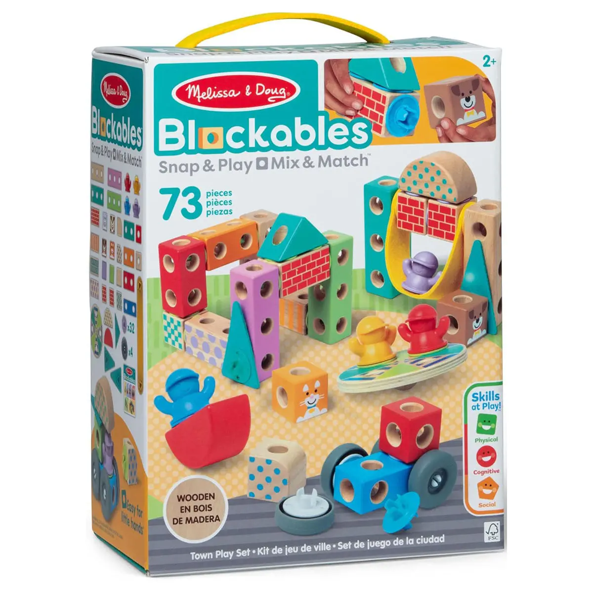 Melissa & Doug Blockables Town Building Set 1