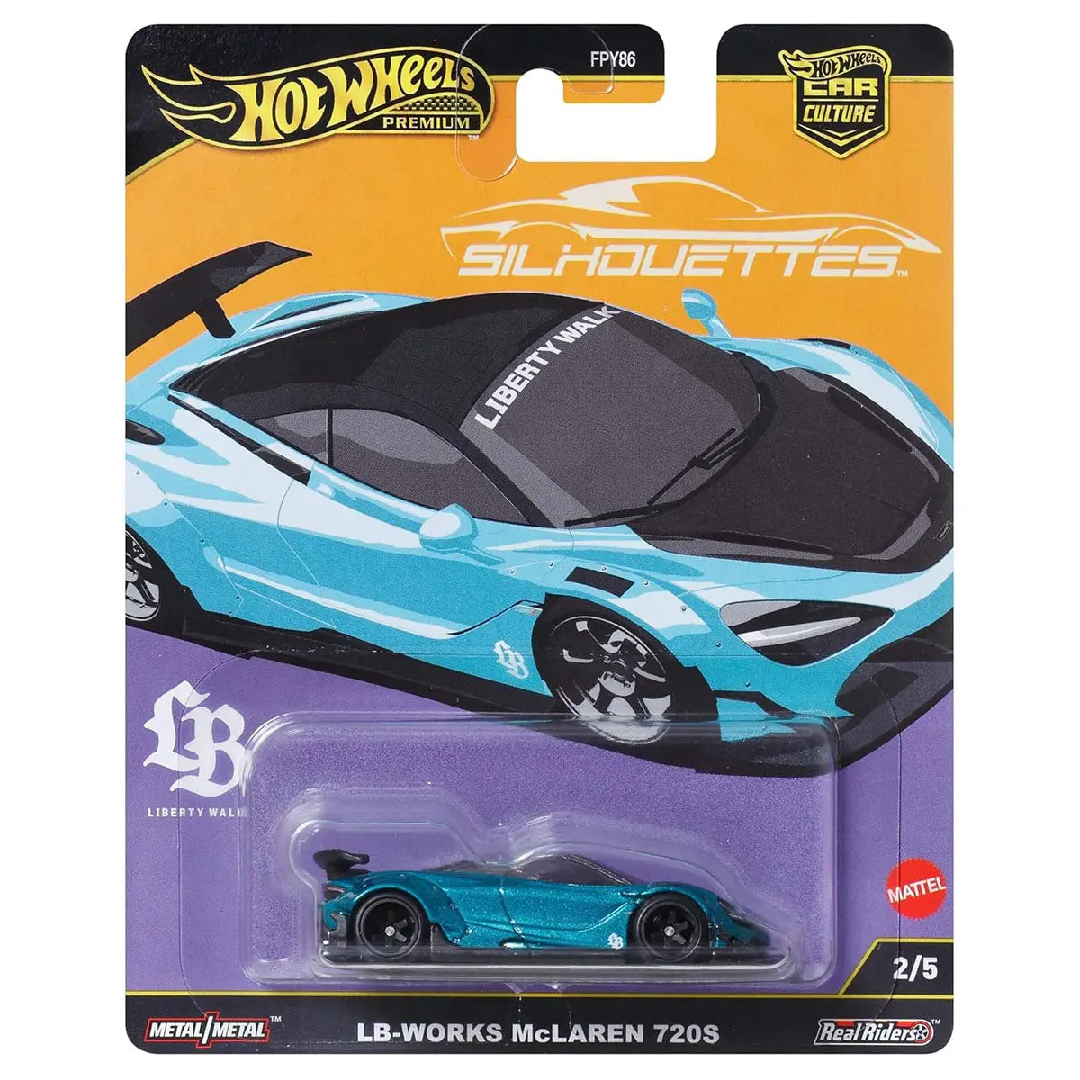 Hot Wheels Premier Car Culture: Lb Works Mclaren 720S Car (2/5) 1