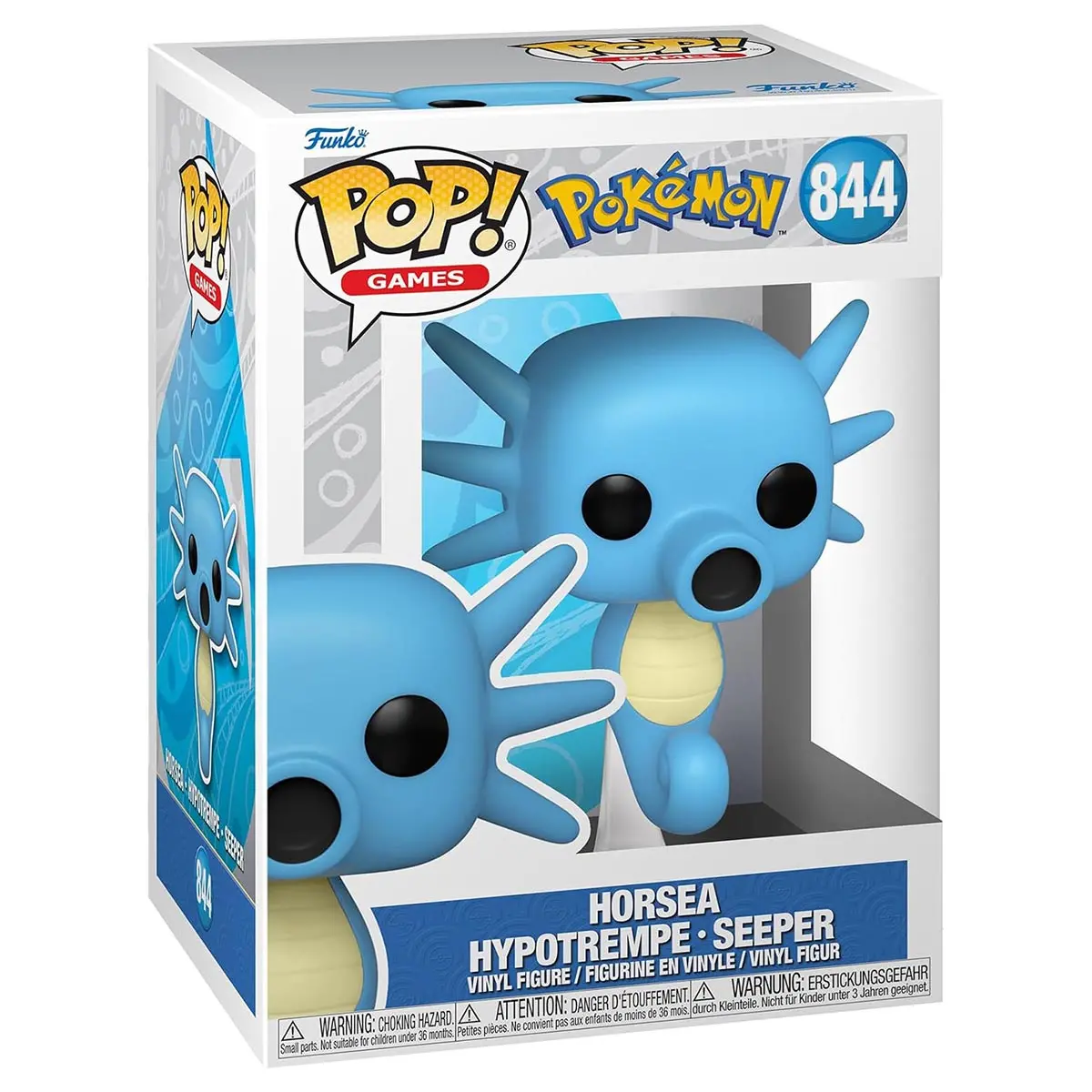 Funko Pop! Games: Pokémon: Horsea Vinyl Figure #844 1