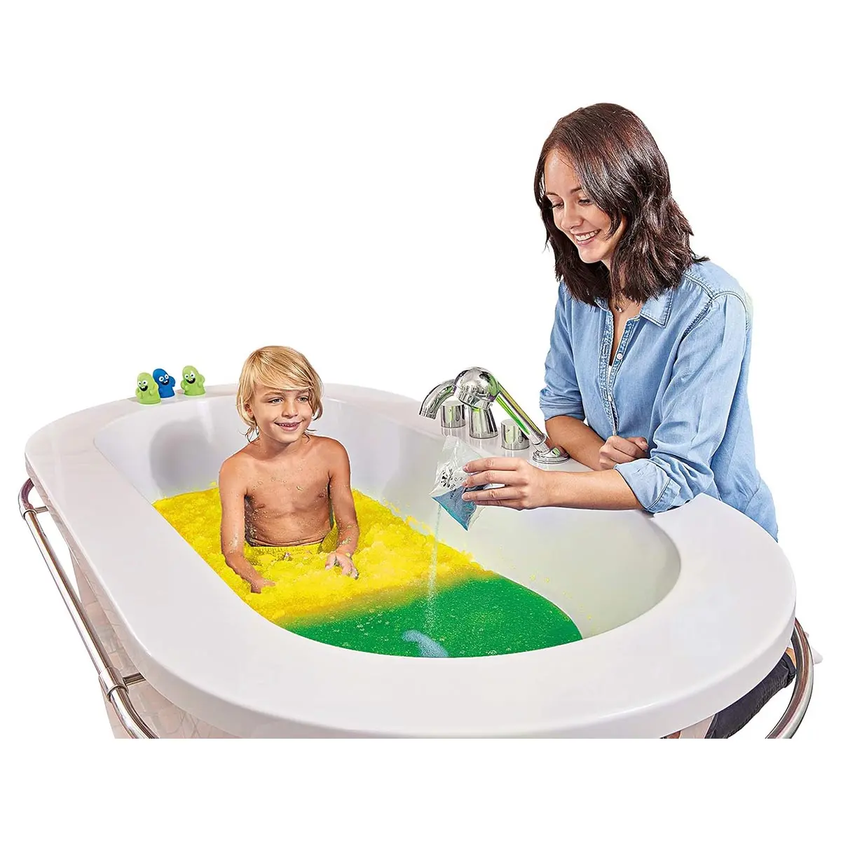 Gelli Baff Colour Change Yellow To Green Bath Toy 2